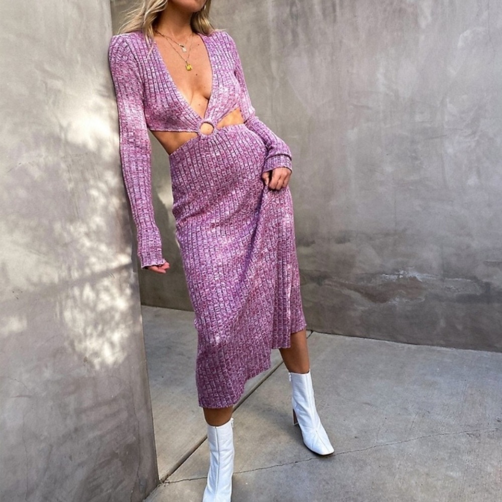 AFRM Cut-Out Sweater Dress ๐ - Picture 2 of 4
